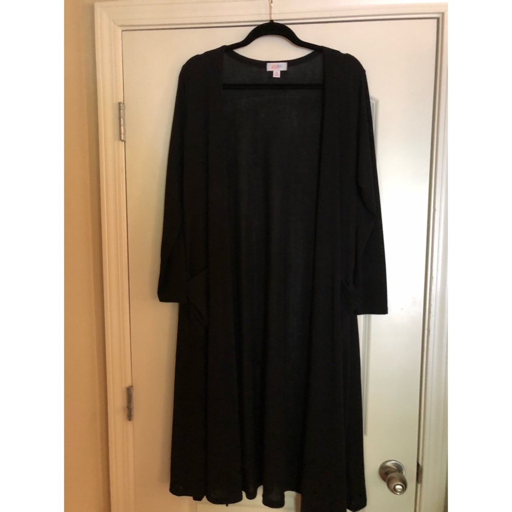 Lularoe black Sarah cardigan